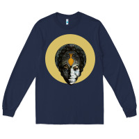 Navy Feeling Good Nina Simone Long Sleeve Tee - artisFamous