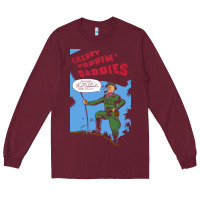 Burgundy Cherry Poppin' Daddies Long Sleeve Tee - artisFamous