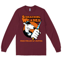 Burgundy Screeching Weasel Some Freaks Of Atavism Long Sleeve Tee - artisFamous
