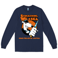 Navy Screeching Weasel Some Freaks Of Atavism Long Sleeve Tee - artisFamous