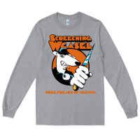Heather Grey Screeching Weasel Some Freaks Of Atavism Long Sleeve Tee - artisFamous
