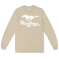 Mushroom mustang pony script Long Sleeve Tee - artisFamous