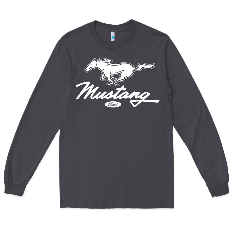 Mustang Pony Script Long Sleeve Tee by artisFamous | Teevron