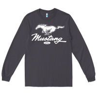 Smoke mustang pony script Long Sleeve Tee - artisFamous