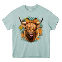 Arona fall highland cow Heavy Core Tee - Jasminsmagicworld