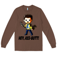 Chestnut hey, ass butt Long Sleeve Tee - artisFamous