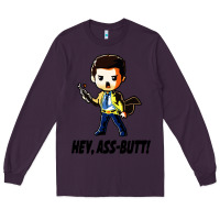 Plum hey, ass butt Long Sleeve Tee - artisFamous