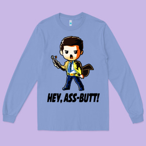 Hey, Ass Butt Long Sleeve Tee Designed By Artisfamous