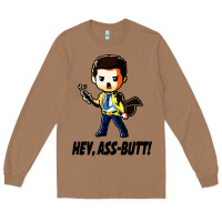Toasted Coconut hey, ass butt Long Sleeve Tee - artisFamous