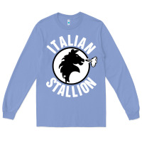 Colony Blue italian stallion Long Sleeve Tee - artisFamous