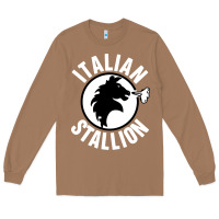 Toasted Coconut italian stallion Long Sleeve Tee - artisFamous