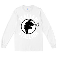 White italian stallion Long Sleeve Tee - artisFamous