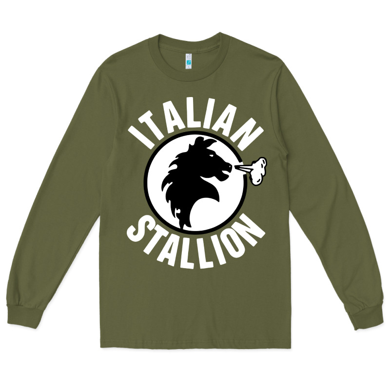Italian Stallion Long Sleeve Tee by artisFamous | Teevron