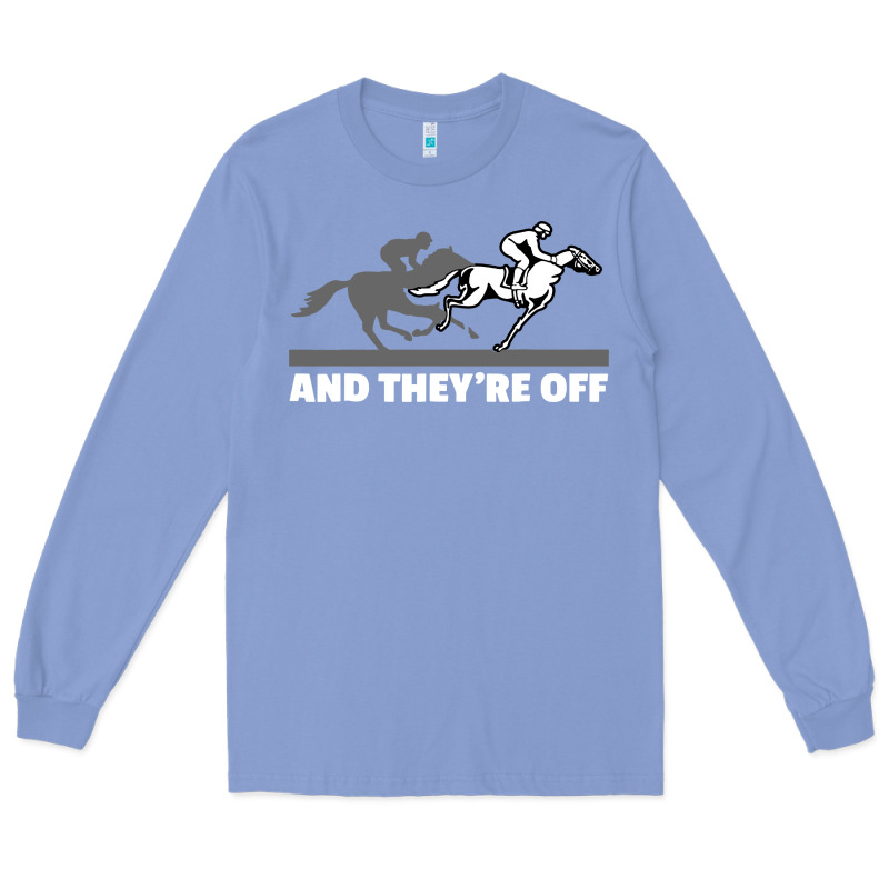 Horse Racing Long Sleeve Tee by artisFamous | Teevron
