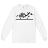White horse racing Long Sleeve Tee - artisFamous