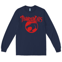 Navy Thunders Cats Long Sleeve Tee - artisFamous