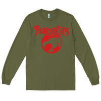 Army Green Thunders Cats Long Sleeve Tee - artisFamous