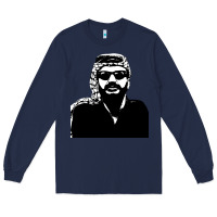Navy yasser arafat Long Sleeve Tee - artisFamous