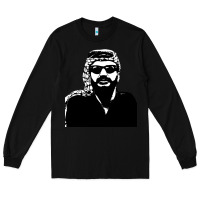 Black yasser arafat Long Sleeve Tee - artisFamous
