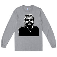 Heather Grey yasser arafat Long Sleeve Tee - artisFamous