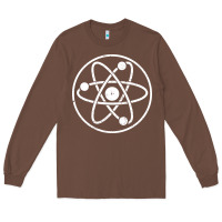 Chestnut Atomic Atom Symbol Long Sleeve Tee - artisFamous