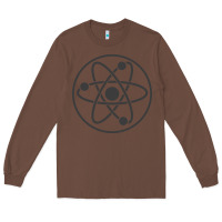 Chestnut Atomic Atom Symbol Long Sleeve Tee - artisFamous