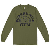 Army Green power hause gym Long Sleeve Tee - artisFamous