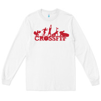 White crossfit gym Long Sleeve Tee - artisFamous