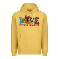 Antique Gold love german shepherd Premium Hoodie - Artiststas