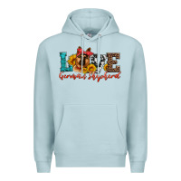 Blue Mist love german shepherd Premium Hoodie - Artiststas