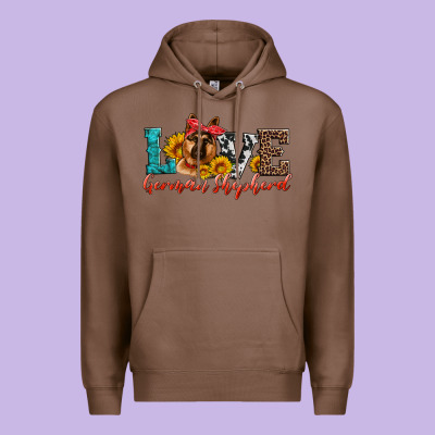 Love German Shepherd Premium Hoodie Designed By Artiststas