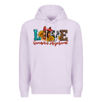 Lilac love german shepherd Premium Hoodie - Artiststas