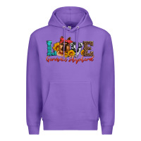 Purple love german shepherd Premium Hoodie - Artiststas