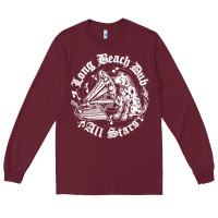 Burgundy Long Beach Dub All STars Long Sleeve Tee - artisFamous