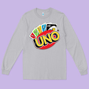 Uno Funny Game Long Sleeve Tee Designed By Artisfamous