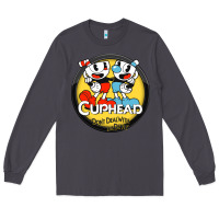 Smoke Cuphead Long Sleeve Tee - artisFamous
