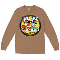 Toasted Coconut Cuphead Long Sleeve Tee - artisFamous