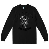 Black sons of anarchy san andreas Long Sleeve Tee - artisFamous