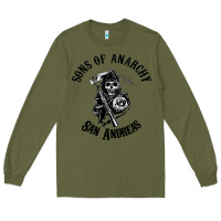 Army Green sons of anarchy san andreas Long Sleeve Tee - artisFamous