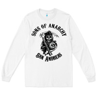 White sons of anarchy san andreas Long Sleeve Tee - artisFamous