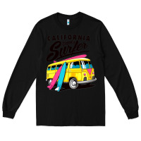 Black california super surf Long Sleeve Tee - artisFamous