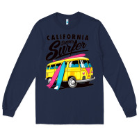 Navy california super surf Long Sleeve Tee - artisFamous
