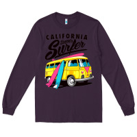Plum california super surf Long Sleeve Tee - artisFamous