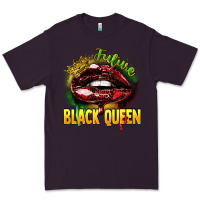 Plum Future black queen Premium Tee - FaDigitalArtStudio