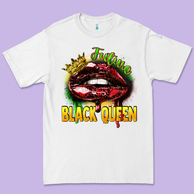 Future Black Queen Premium Tee Designed By Fadigitalartstudio