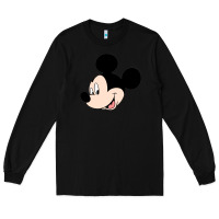 Black micky mouse Long Sleeve Tee - artisFamous