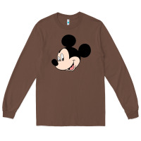 Chestnut micky mouse Long Sleeve Tee - artisFamous
