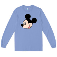 Colony Blue micky mouse Long Sleeve Tee - artisFamous