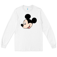 White micky mouse Long Sleeve Tee - artisFamous