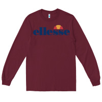 Burgundy Ellesse Long Sleeve Tee - artisFamous